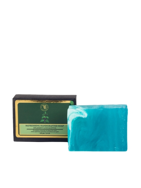 

Fragrance & Beyond Spearmint & Eucalyptus Organic Handmade Soap 125 g, Blue