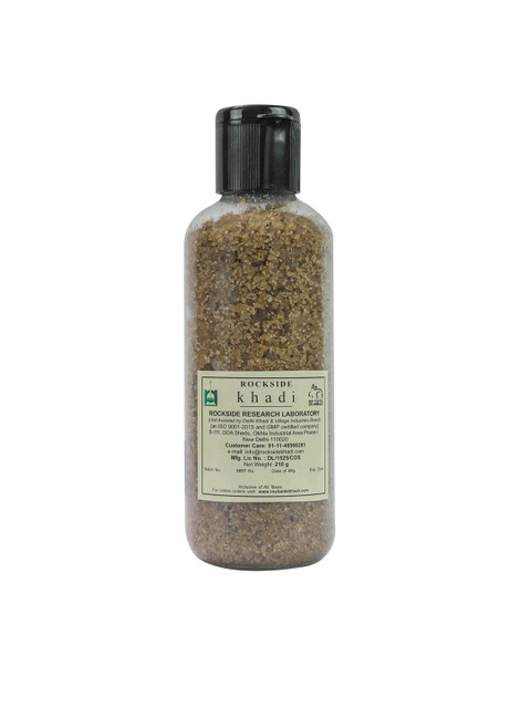 

ROCKSIDE KHADI Unisex Herbal Bath Salt Crystal, 210 gm, Brown