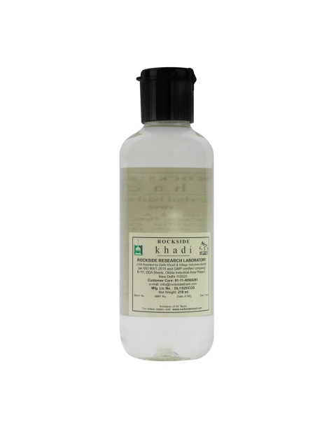 

ROCKSIDE KHADI Herbal Bath Oil Rose 210ml, Transparent