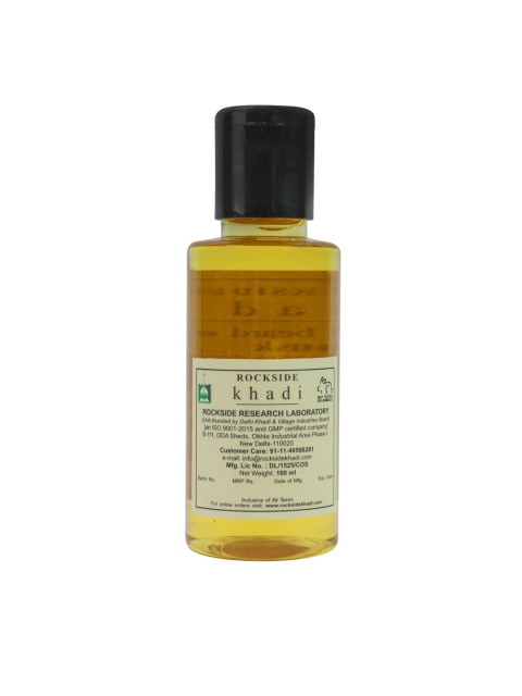 

ROCKSIDE KHADI Herbal Beard Oil, Yellow