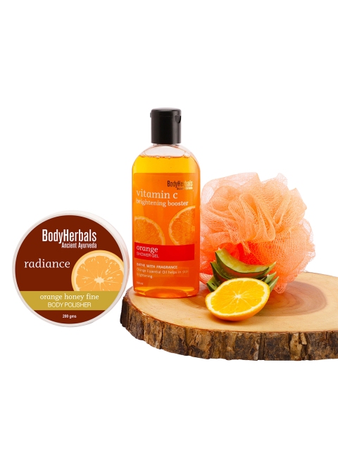 

BodyHerbals Orange Body Polisher and Body Wash Combo