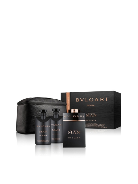 

Bvlgari Man In Black Set EDT + Lotion + After Shave Balm + Pouch