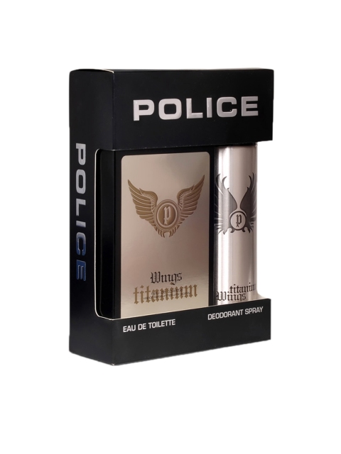 

Police Men Titanium Set Eau De Toilette + Deodorant, Metallic