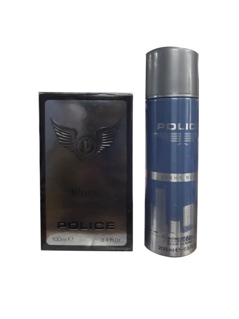 

Police Men Silver Gift Set Eau De Toilette + Deodorant, Blue