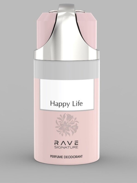 

Lattafa Rave Signature Happy Life Perfume Deodorant Spray - 250 ml, Pink