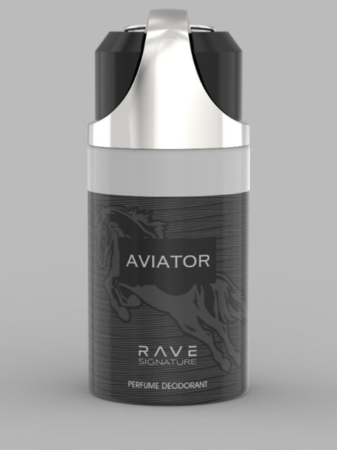 

Lattafa Rave Signature Aviator Perfume Deodorant Spray - 250 ml, Black