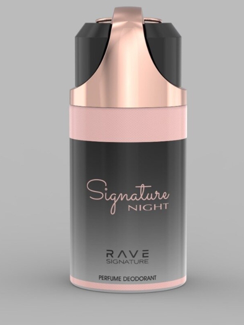 

Lattafa Rave Signature Night Perfume Deodorant Spray - 250 ml, Grey