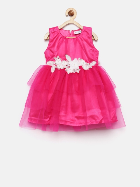 

Peppermint Girls Pink Fit and Flare Dress