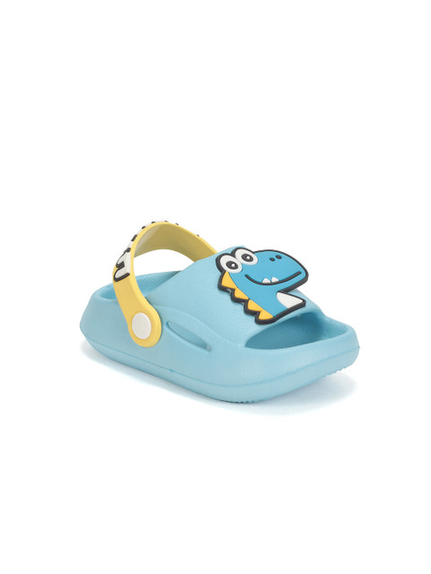 

Lil Lollipop Unisex Kids Blue & Yellow Printed Rubber Clogs