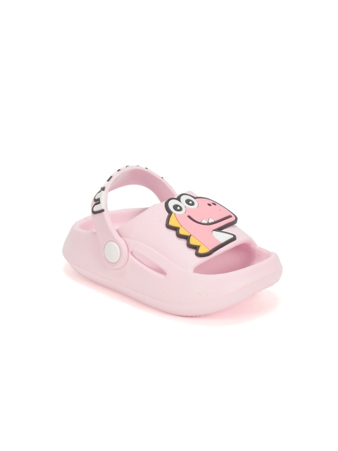 

Lil Lollipop Unisex Kids Pink & White Printed Rubber Clogs