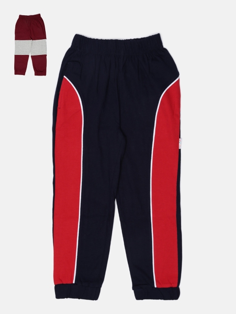 

GKidz Boys Pack of 2 Colourblocked Joggers, Multi