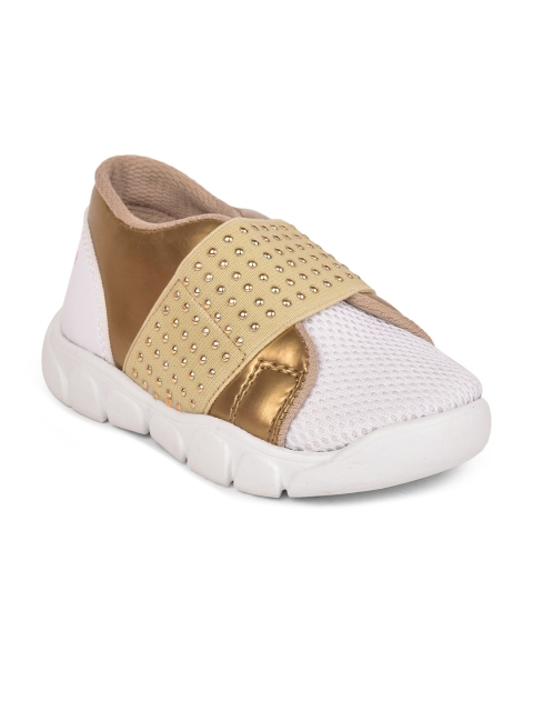 

Liberty Unisex White Colourblocked Sneakers