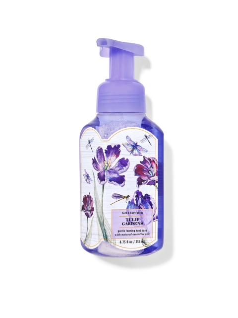 

Bath & Body Works Tulip Gardens Gentle Foaming Hand Soap - 259 ml, Purple