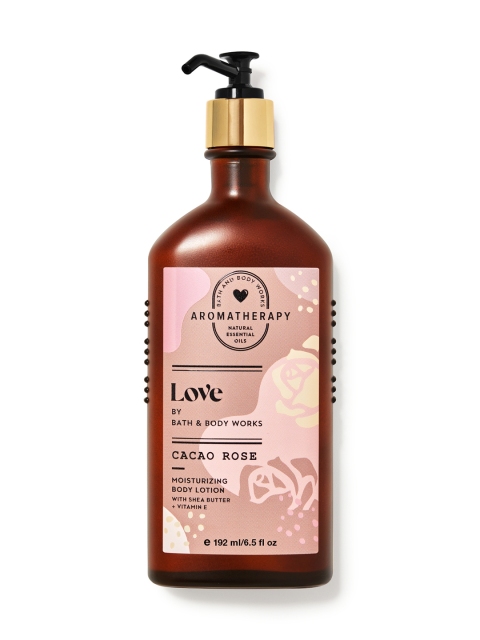 

Bath & Body Works Love Cacao Rose Moisturizing Body Lotion with Shea Butter - 192ml, Brown