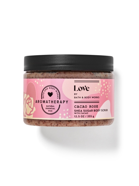 

Bath & Body Works Aromatherapy Love Cacao Rose Shea Sugar Body Scrub - 355 g, Pink
