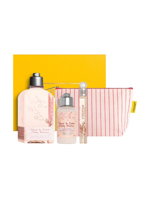 

LOccitane en Provence Blossoming Cherry Bath & Body Gift Set - 225 ml, Pink