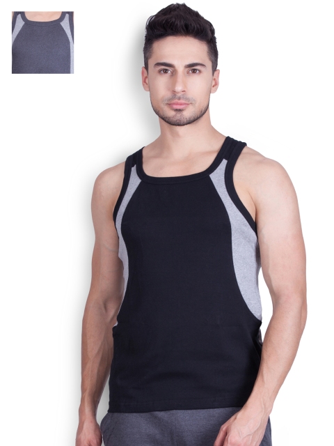 

ONN Pack of 2 Innerwear Vests ONN_SPORTZ_NS531, Black