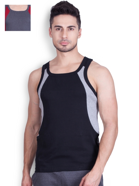

ONN Pack of 2 Innerwear Vests ONN_SPORTZ_NS531, Black