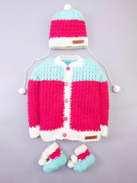 

The Original Knit Kids Sweater Set, Pink