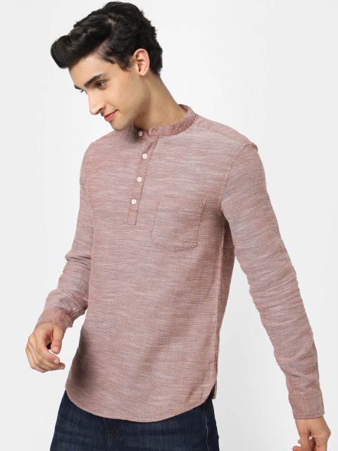 

VASTRADO Men Brown solid Kurta