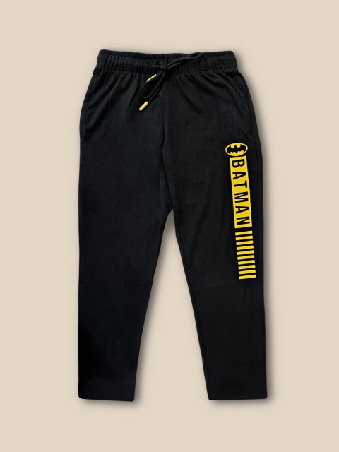 

Kids Ville Kids-Boys Black Batman Printed Track Pant