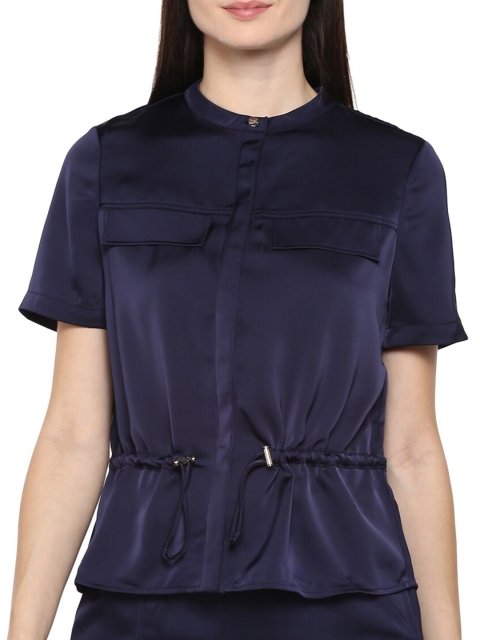 

Ted Baker Women Navy Blue Casual Shirt