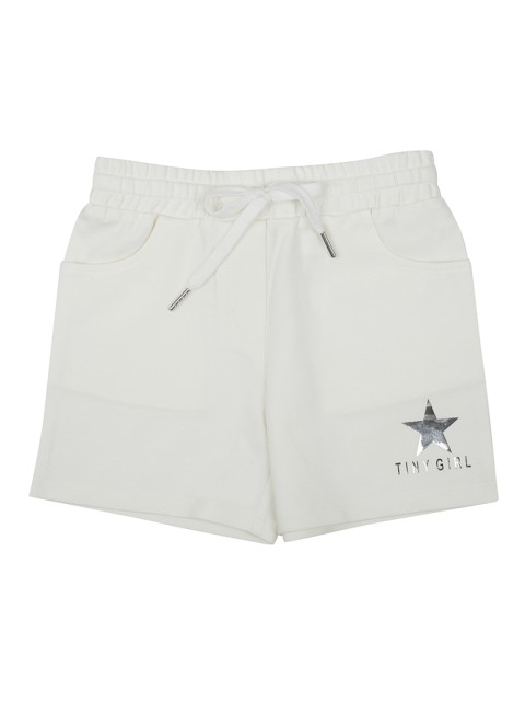 

Tiny Girl Girls Off White Cotton Shorts