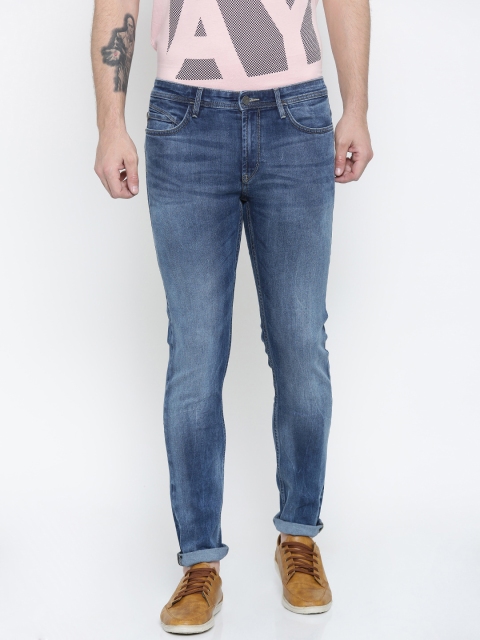 

Allen Solly Men Blue Skinny Fit Mid-Rise Clean Look Stretchable Jeans