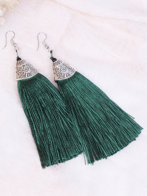 

Ayesha Green Contemporary Drop Earrings