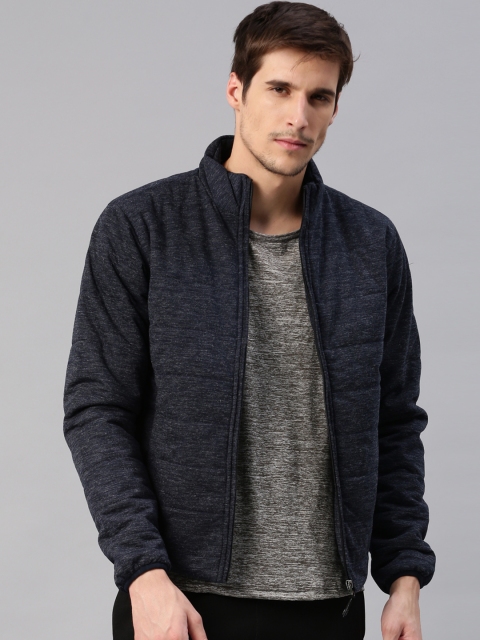 

HRX by Hrithik Roshan Men Navy Blue Solid Jacket