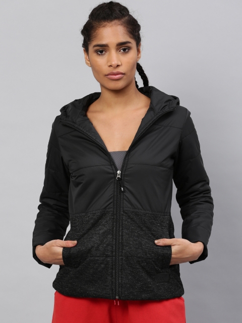 

HRX by Hrithik Roshan Women Black Solid Puffer Jacket