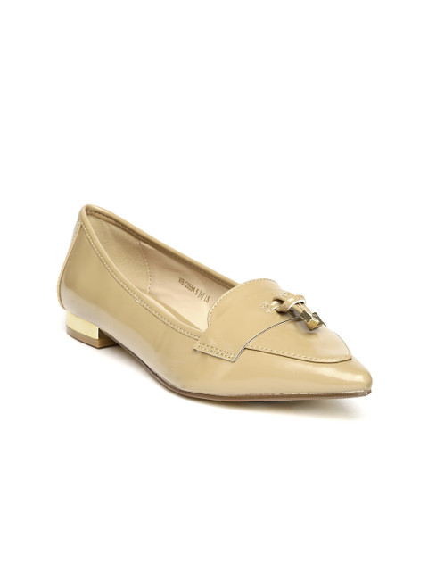 

Van Heusen Women Beige Solid Flat Shoes