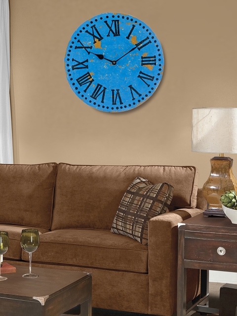 

RANGRAGE Blue Dial Handcrafted Analogue Wall Clock