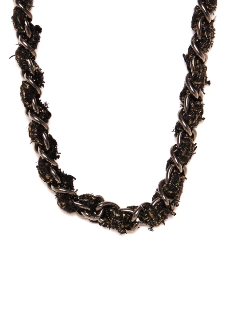 

Kazo Black Intertwined Necklace