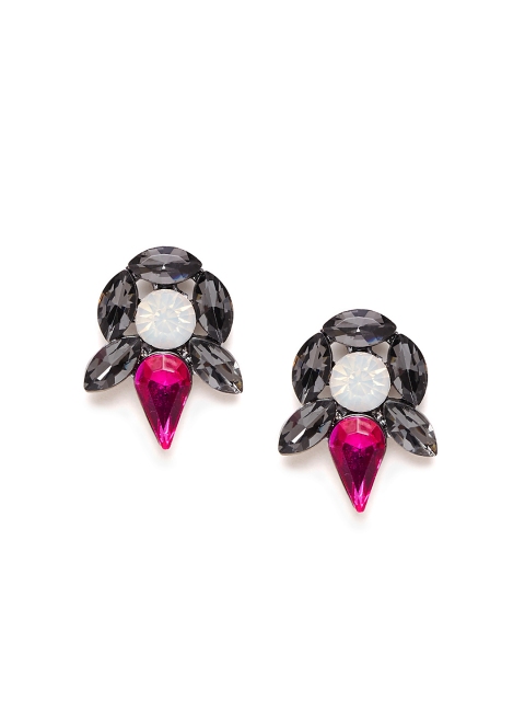 

Kazo Pink & Black Contemporary Studs