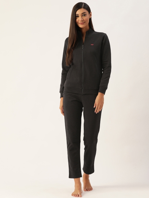 

MADAME M SECRET Women Black Night suit