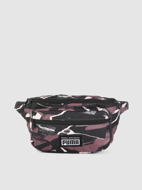 

PUMA Purple Printed Academy Waist Pouch