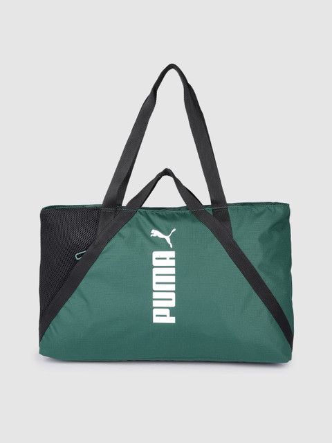 

Puma Green Printed Shopper Shoulder Bag