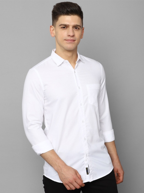 

Allen Solly Men White Slim Fit Casual Shirt