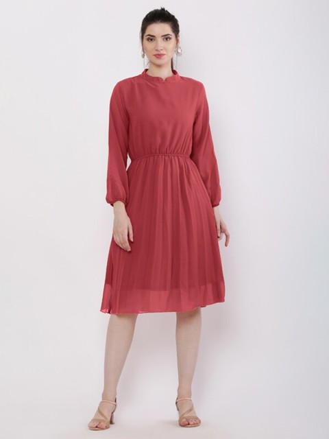 

WinEra Brown Georgette Dress