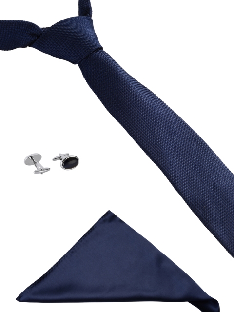 

Alvaro Castagnino Men Navy Accessory Gift Set, Navy blue