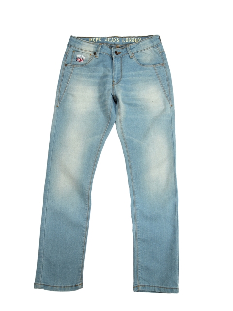 

Pepe Jeans Boys Blue Mid-Rise Clean Look Jeans