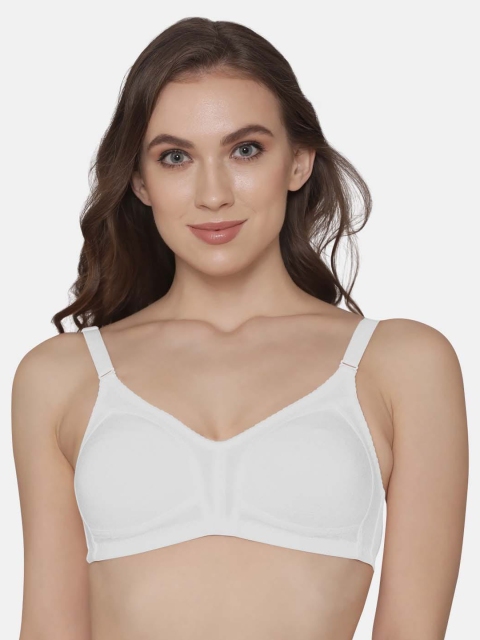 

K LINGERIE Women White Non-Padded T-shirt Bra