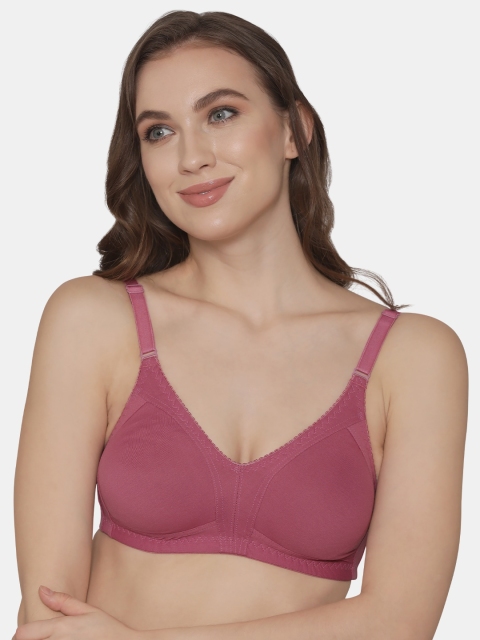 

K LINGERIE Pink Full Coverage Non-Padded Bra