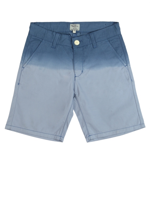 

Pepe Jeans Boys Blue Ombre-Dyed Shorts