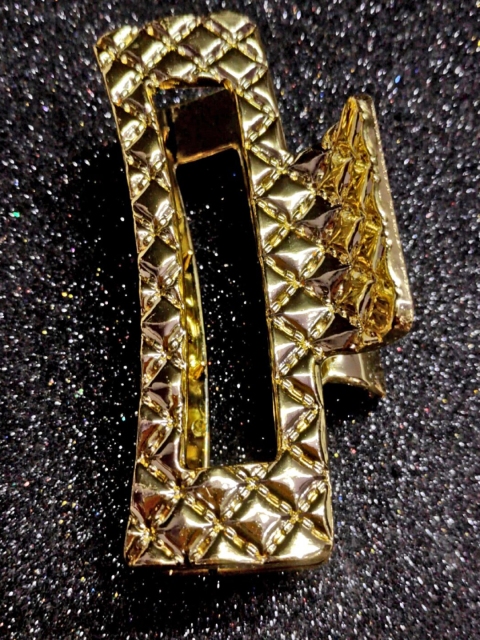 

Proplady Women Gold-Toned Embellished Claw Clip