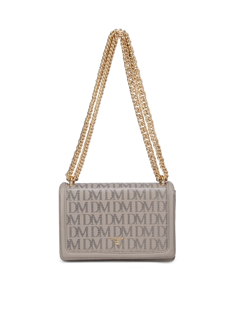 

Da Milano Beige Printed Leather Structured Sling Bag