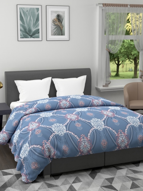 

BIANCA Unisex Blue Blankets Quilts and Dohars