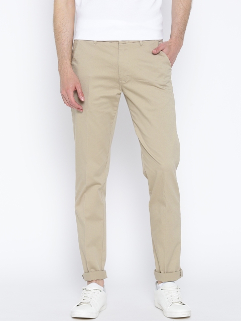 

Peter England Casuals Men Beige Super Slim Fit Chinos