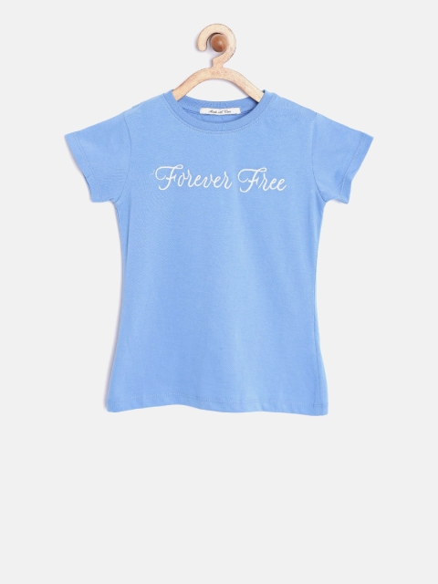 

Pepe Jeans Girls Blue Embroidered Round Neck T-shirt